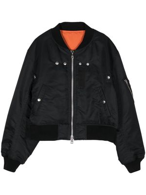 Takahiromiyashita The Soloist drop-shoulder bomber jacket - Black