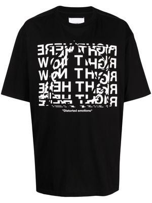 Takahiromiyashita The Soloist graphic-print short-sleeved T-shirt - Black