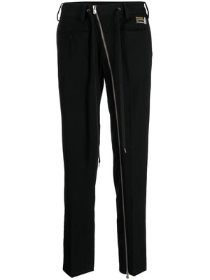 Takahiromiyashita The Soloist zip-detail tailored trousers - Black