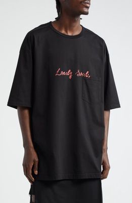 TAKAHIROMIYASHITA TheSoloist. Lonely Souls Oversize Graphic T-Shirt in Black 