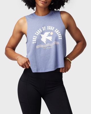 Take Care of Your Energy Cropped Tank Top