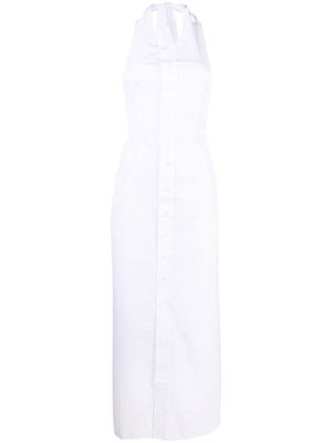 Talia Byre open-back cotton dress - White