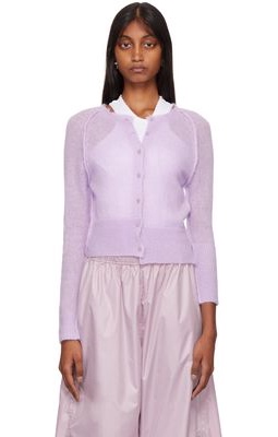 Talia Byre Purple Knit Cardigan
