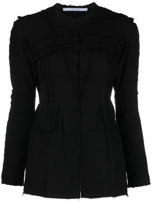 Talia Byre single-breasted virgin wool jacket - Black