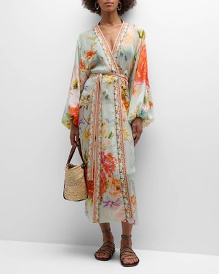 Talk The Walk Chiffon Maxi Kimono