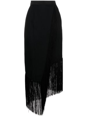 Taller Marmo Bossa Nova fringed midi skirt - Black