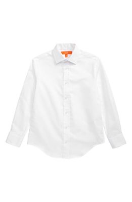 Tallia Kids' Solid Dress Shirt in White