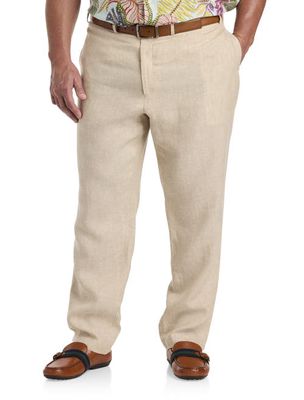 Tallia Linen Suit Pants in Tan 