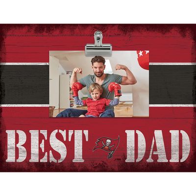 Tampa Bay Buccaneers 10'' x 10'' Best Dad Clip Frame