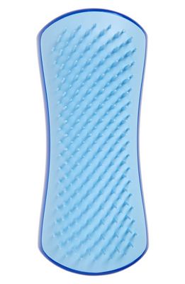 Tangle Teezer Small De-Shedding Dog Brush in Navy And Sky Blue