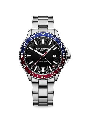 Tango Two-Tone Red & Blue Stainless Steel Bracelet Watch