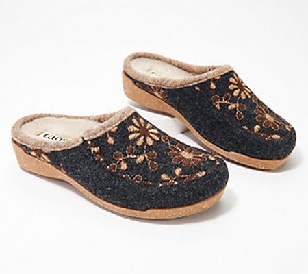 Taos Embroidered Wool Clogs - Woolderness 2