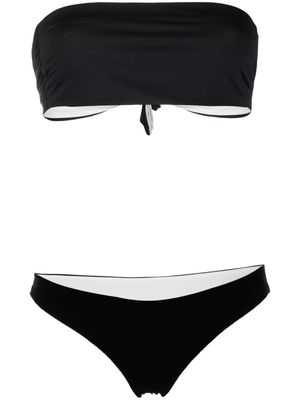 Tara Matthews Lotu Reversible bandea bikini - Black
