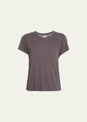Tara Modal-Cashmere Short-Sleeve T-Shirt