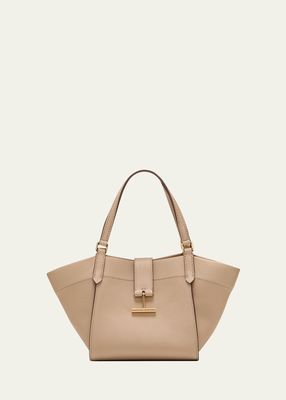 Tara Small Tote in Grained Leather