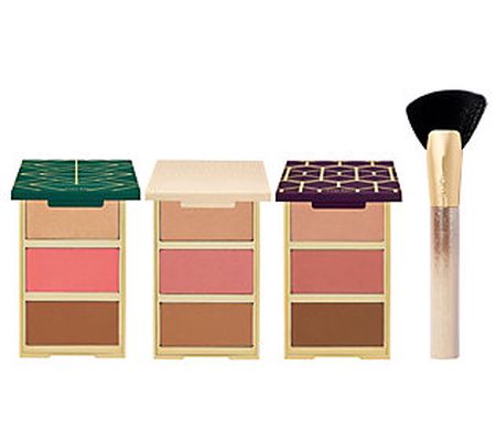 tarte Amazonian Clay 3-in-1 Face Palette Trio with Brush