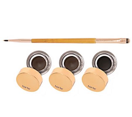 tarte Amazonian Clay Eyeliner Trio with Double Ended Brush