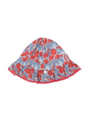Tartine Et Chocolat all-over floral-print hat - Red