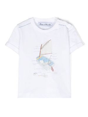 Tartine Et Chocolat Boat Diagram cotton T-shirt - White
