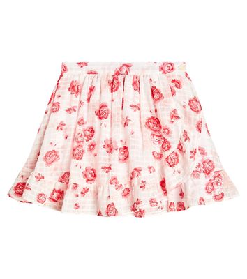 Tartine et Chocolat Floral cotton skirt
