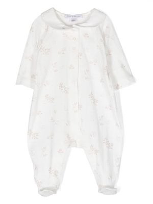 Tartine Et Chocolat floral-print cotton pajama - White