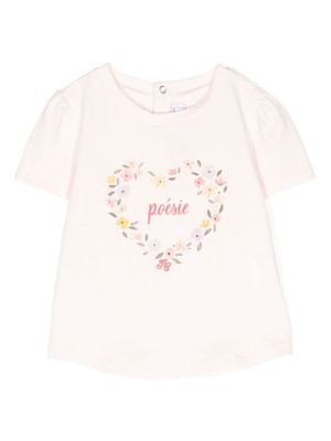 Tartine Et Chocolat floral-print cotton T-shirt - Pink