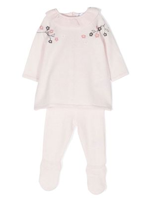 Tartine Et Chocolat knitted top and trouser set - Pink