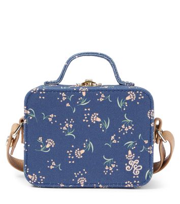 Tartine et Chocolat Small floral denim crossbody bag