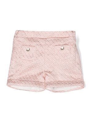 Tartine Et Chocolat thigh-length tweed shorts - Pink