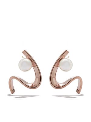 TASAKI 18kt rose gold TASAKI Atelier Cascade Akoya pearl earrings - Pink