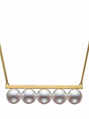 TASAKI 18kt yellow gold Collection Line Balance Luxe pearl necklace