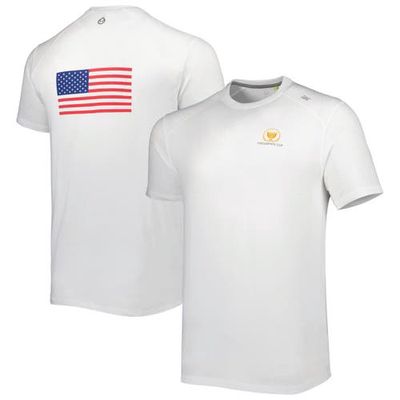tasc Performance Men's tasc White 2024 Presidents Cup Carrollton USA T-Shirt