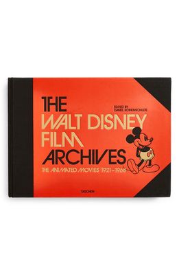 Taschen Books 'The Walt Disney Film Archives: The Animated Movies 1921-1968' Book in Red Multi