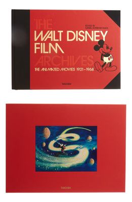 Taschen Books 'The Walt Disney Film Archives: The Animated Movies 1921-1968' in Red Multi