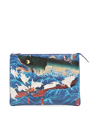 TASCHEN XL Japanese Woodblock-print pouch - Multicolour