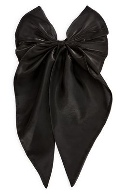 Tasha Large Hair Bow in Black