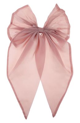 Tasha Large Hair Bow in Blush