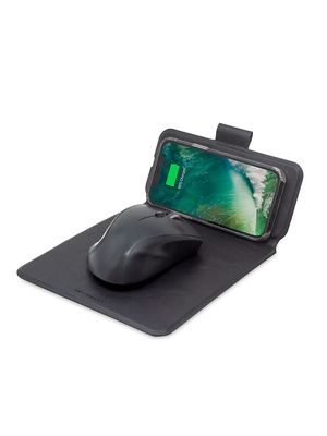 Taskpad Mini Wireless Charging Mousepad - Black - Black