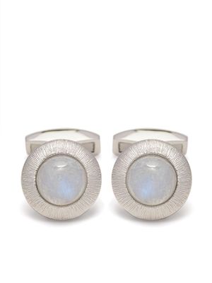 Tateossian Graffiato Moonstone cufflinks - Silver