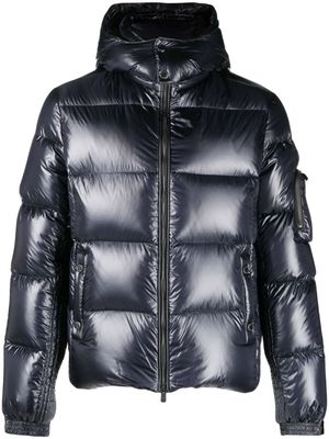 Tatras detachable-hood zipped padded jacket - Blue