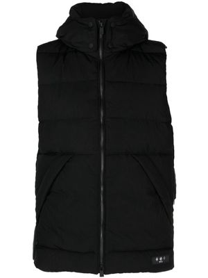 Tatras hooded quilted down gilet - Black
