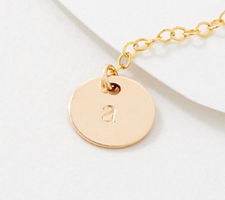 Taudrey Take The Plunge Initial Necklace