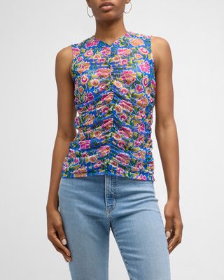Tazmin Floral Ruched Top