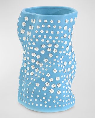 Teal Blue Porcelain Vase