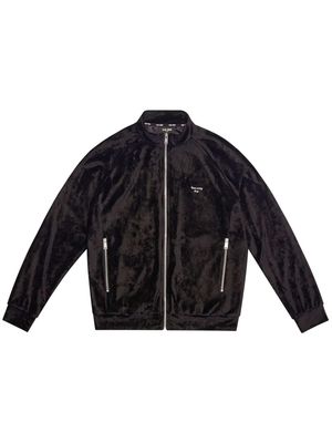 TEAM WANG design Stay For The Night zip-up jacket - Black