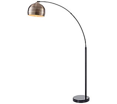 Teamson Home 68.1" Metal Floor Lamp, Bell Shade