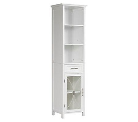 Teamson Home Wood Cabinet, with Drawer and Shel ves