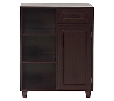 Teamson Home Wood Floor Cabinet with D rawer, E press