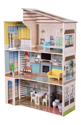 Teamson Kids Olivia's Little World Dreamland Mediterranean Dollhouse in Multi-Color