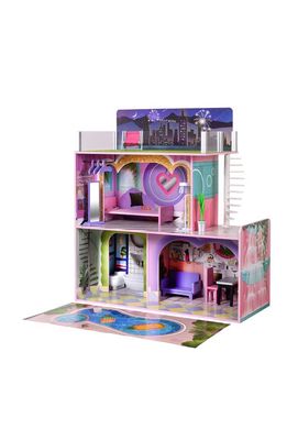 Teamson Kids Olivia's Little World Dreamland Sunset Dollhouse in Multi-Color